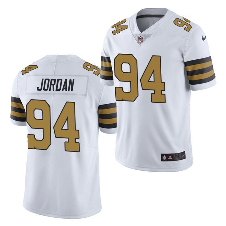Men New Orleans Saints #94 Cameron Jordan Nike White Color Rush Limited NFL Jersey